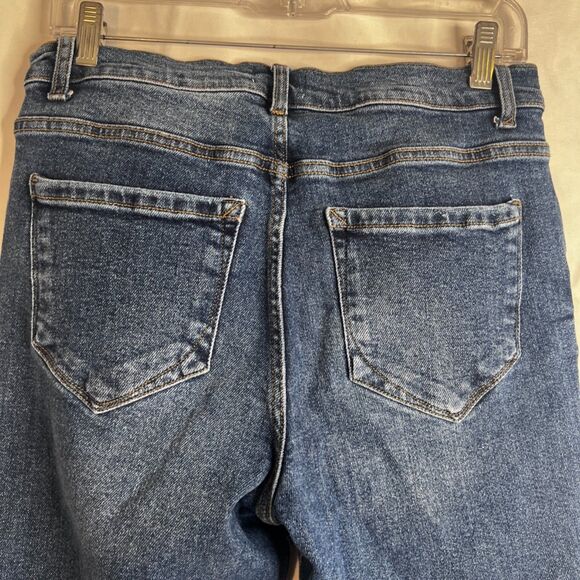 Kensie Jeans The Ella High Rise Straight Leg Size 8/29 Mid Wash - Picture 4 of 9
